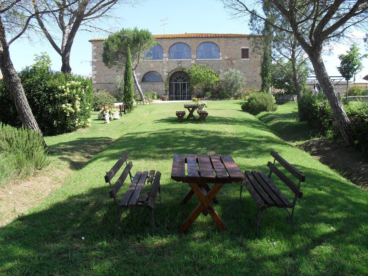 Le Checche Villa Pienza Bagian luar foto