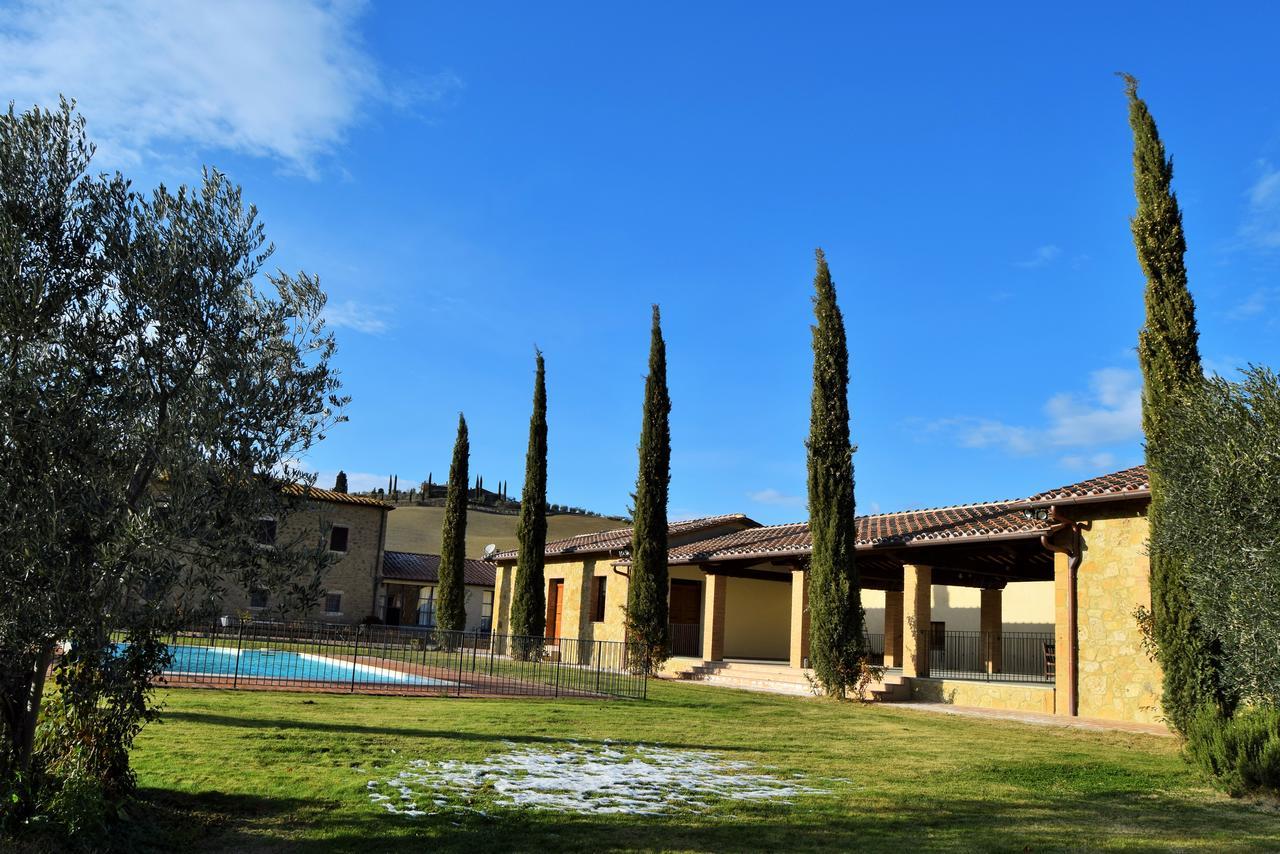 Le Checche Villa Pienza Bagian luar foto